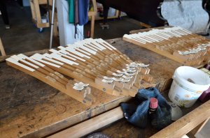 Übel & Lechleiter Klavier Restaurierung