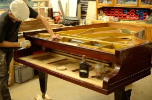 Bechstein B Flügel 203cm Riopalisander historisch authentische R