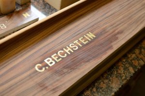 Bechstein Tastenklappe Palisander restaurieren