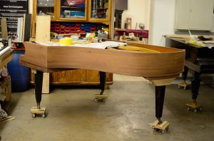 Bechstein B Flügel 203cm Riopalisander historisch authentische R