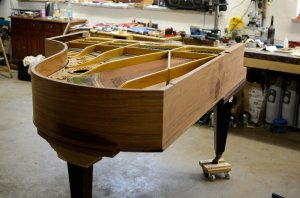 Bechstein B Flügel 203cm Riopalisander historisch authentische R