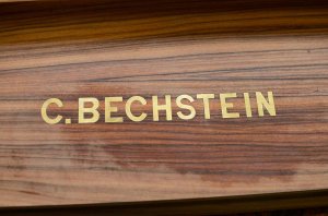 Bechstein Tastenklappe Palisander restaurieren
